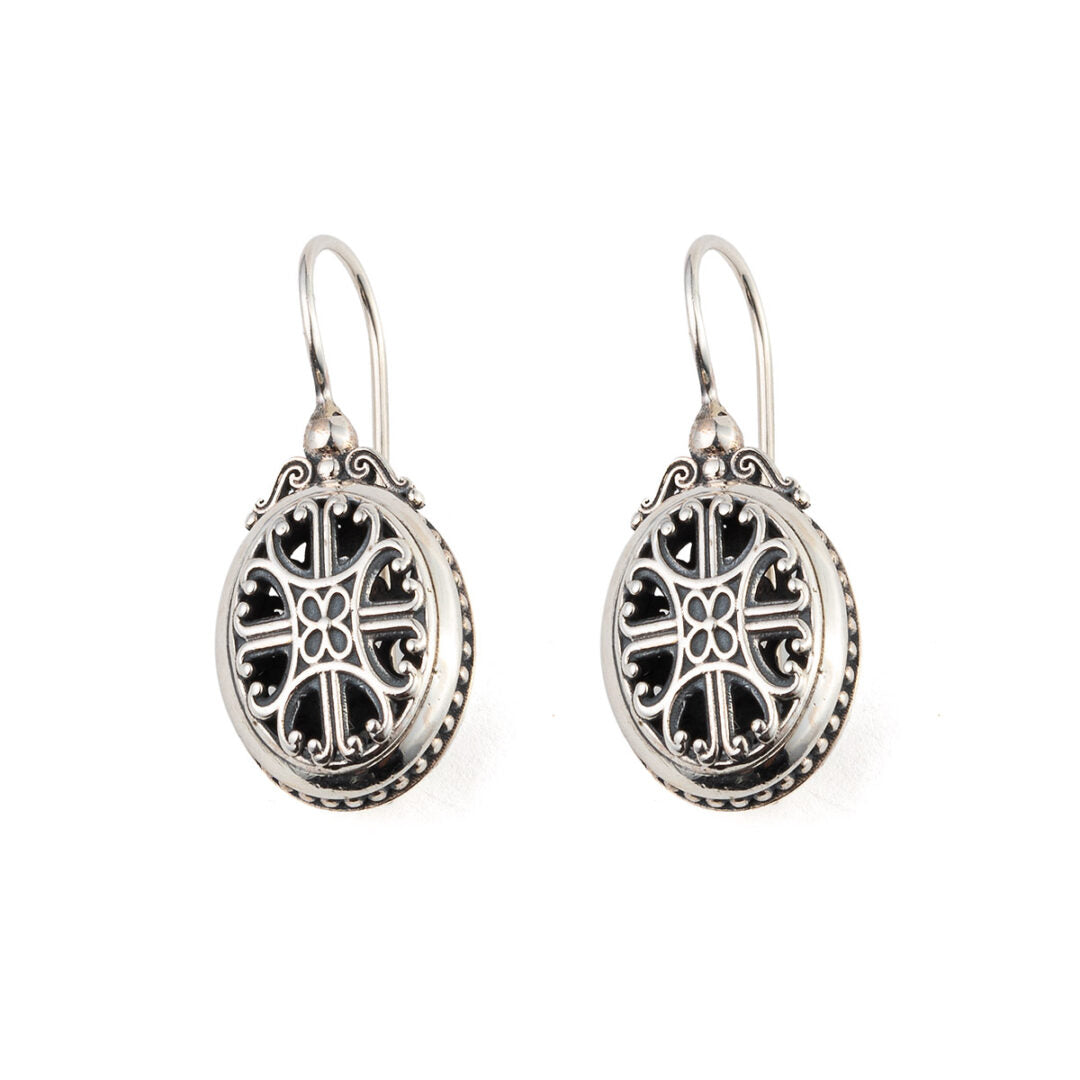 Gerochristo - Roxana Oval Earrings in Sterling Silver