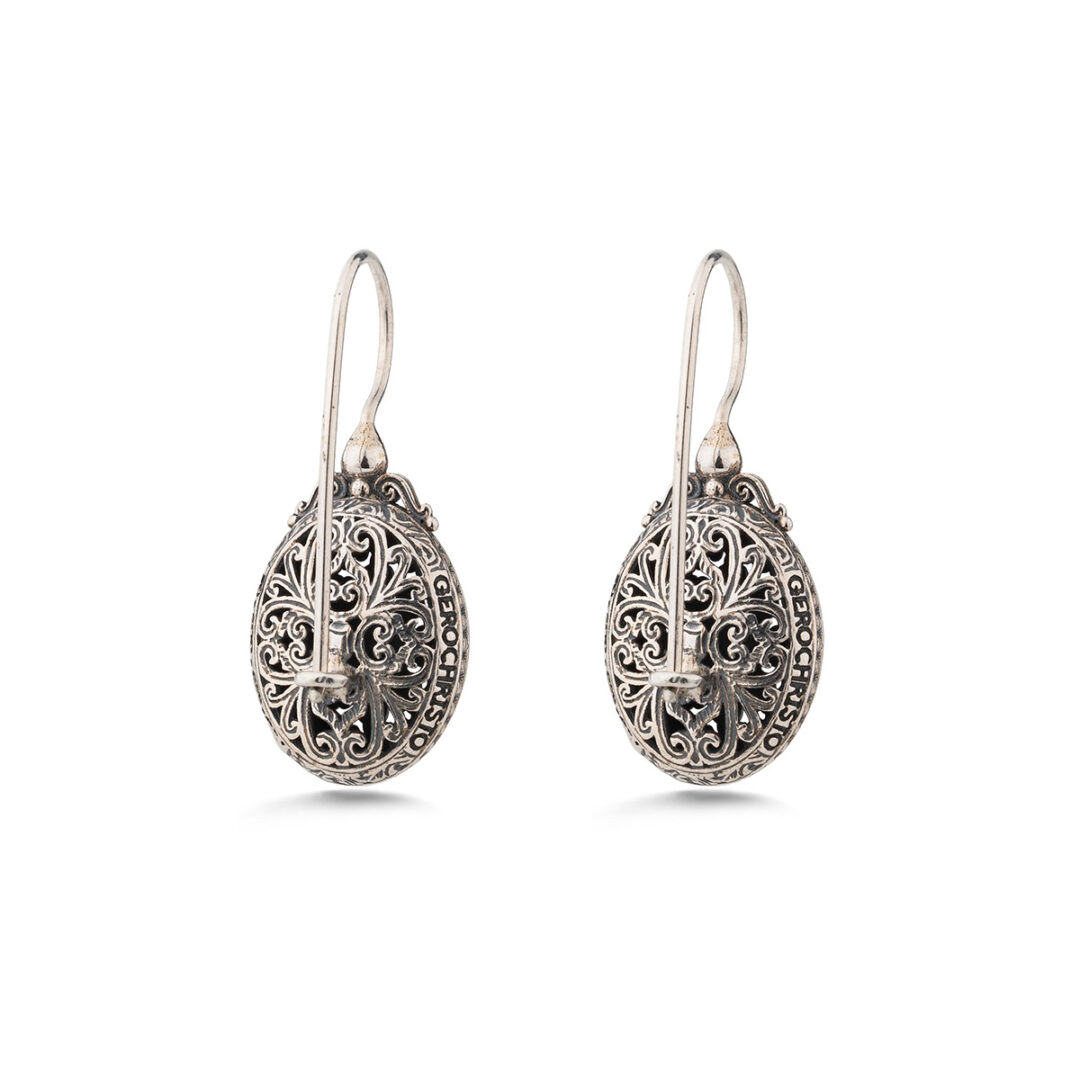 Gerochristo - Roxana Oval Earrings in Sterling Silver
