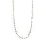 Paperclip Chain Necklace - Stainless Steel — Silver