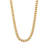 Figaro Chain Necklace - Stainless Steel — Gold