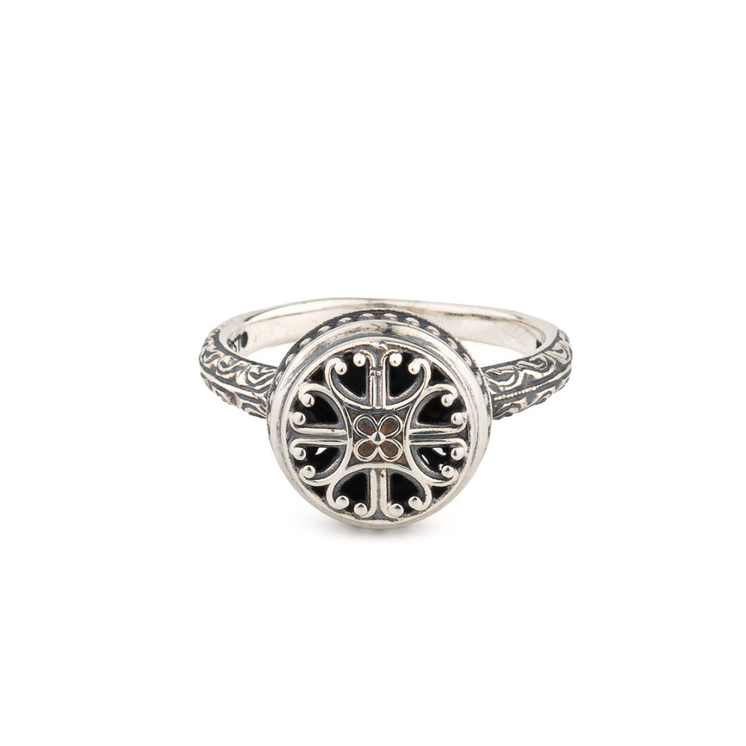 Gerochristo - Roxana Round Ring in Sterling Silver