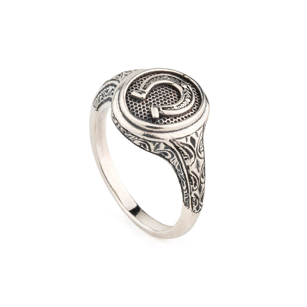 Gerochristo - Horseshoes Ring in Sterling Silver