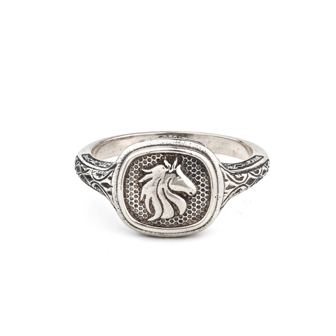 Gerochristo - Horse Ring in Sterling Silver