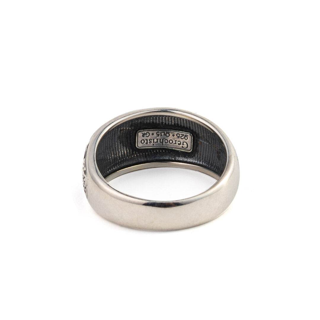 Gerochristo – Patmos ring in Sterling Silver