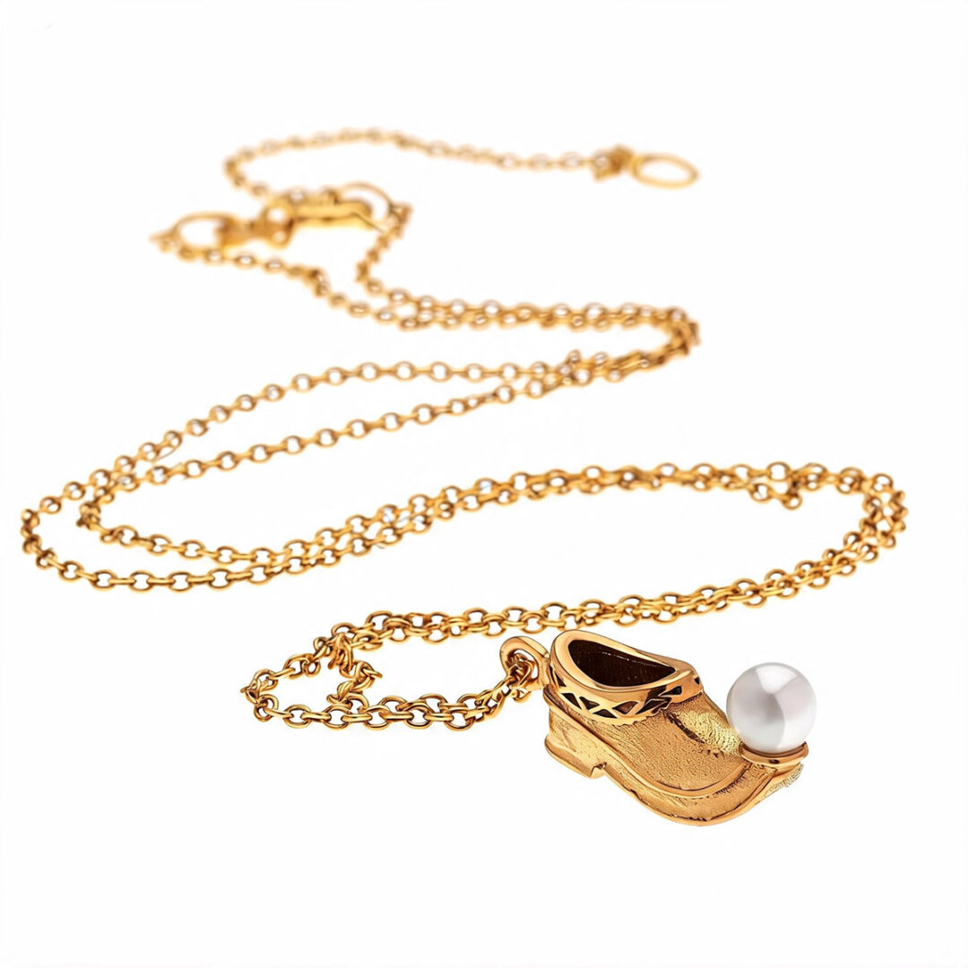 Greek Tsarouchi Necklace – 925 Sterling Silver and Gold Plated