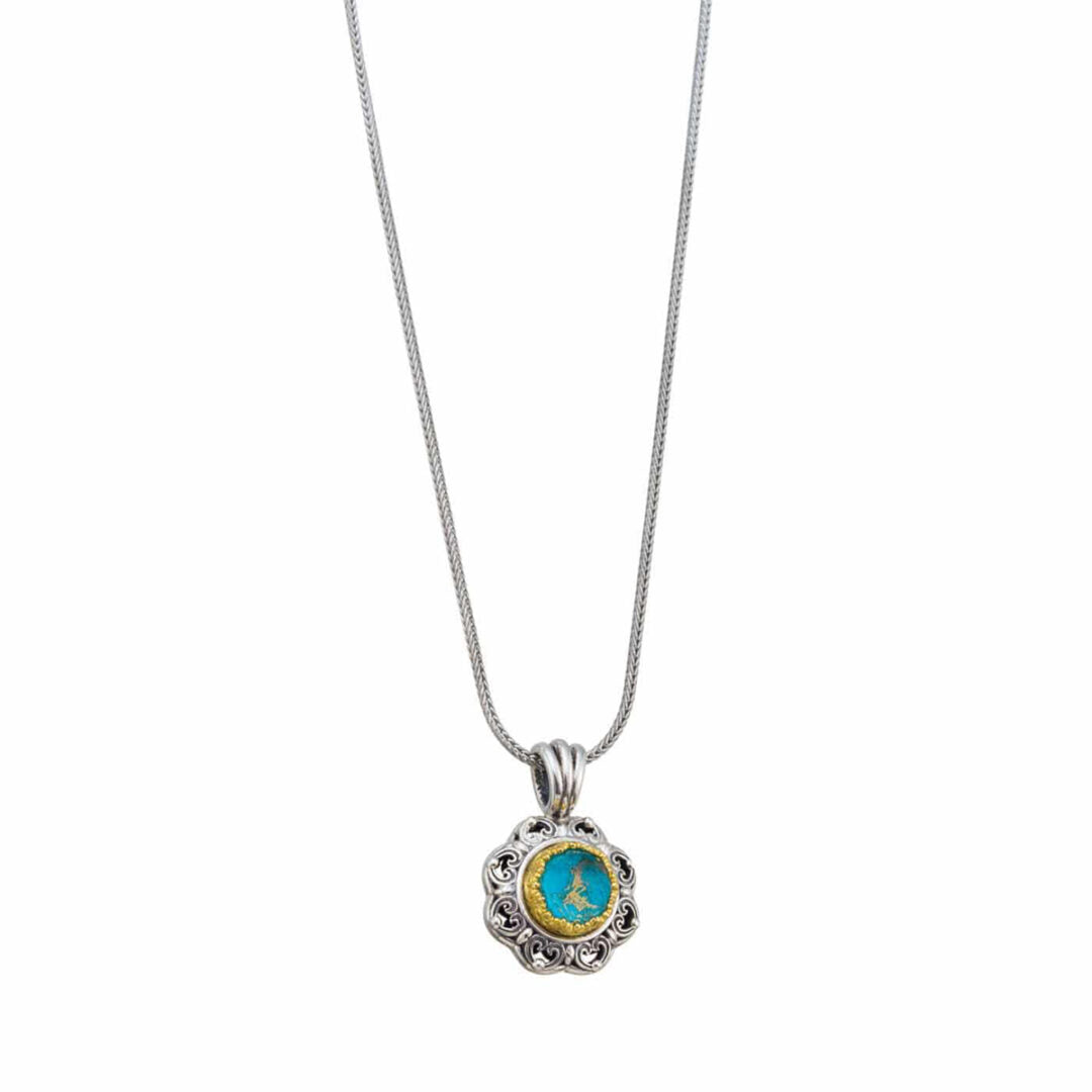 Gerochristo - Μενταγιόν Penelope με Turquoise Copper