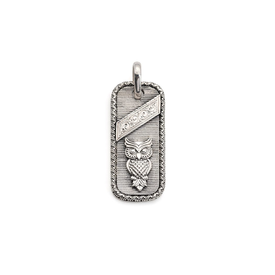 Gerochristo - Owl Talisman Pendant Sterling Silver