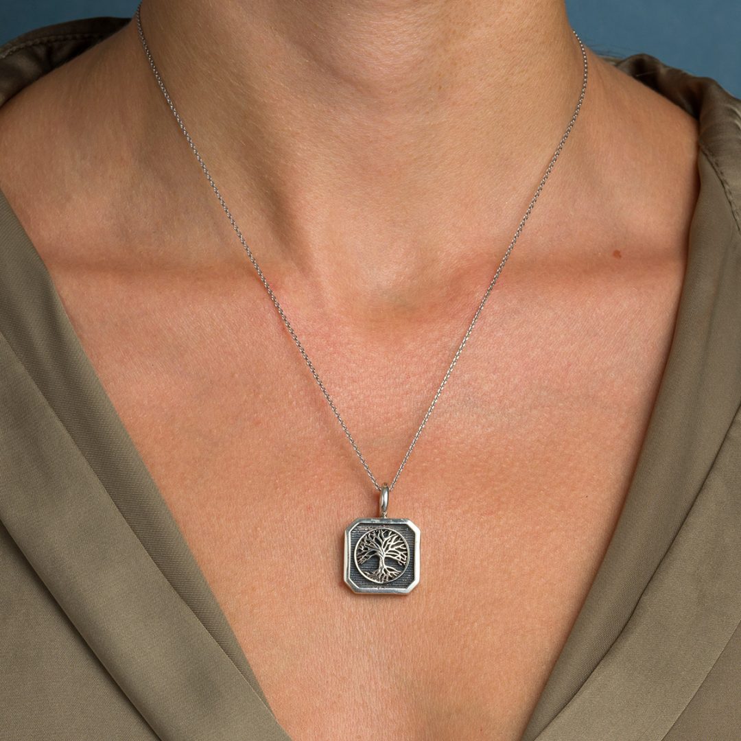 Gerochristo - Tree of Life Pendant in Sterling Silver