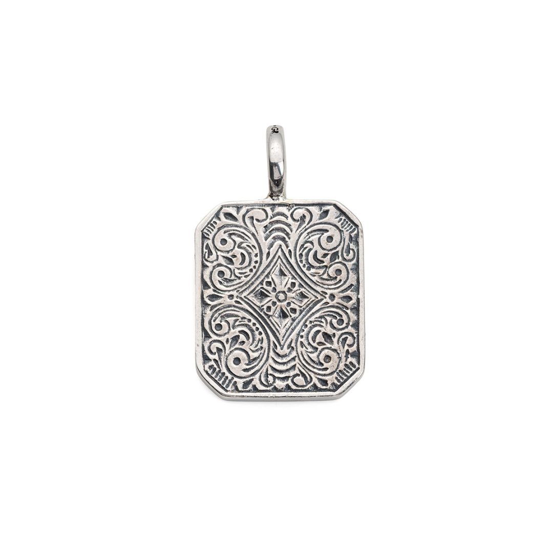 Gerochristo - Owl Pendant in Sterling Silver