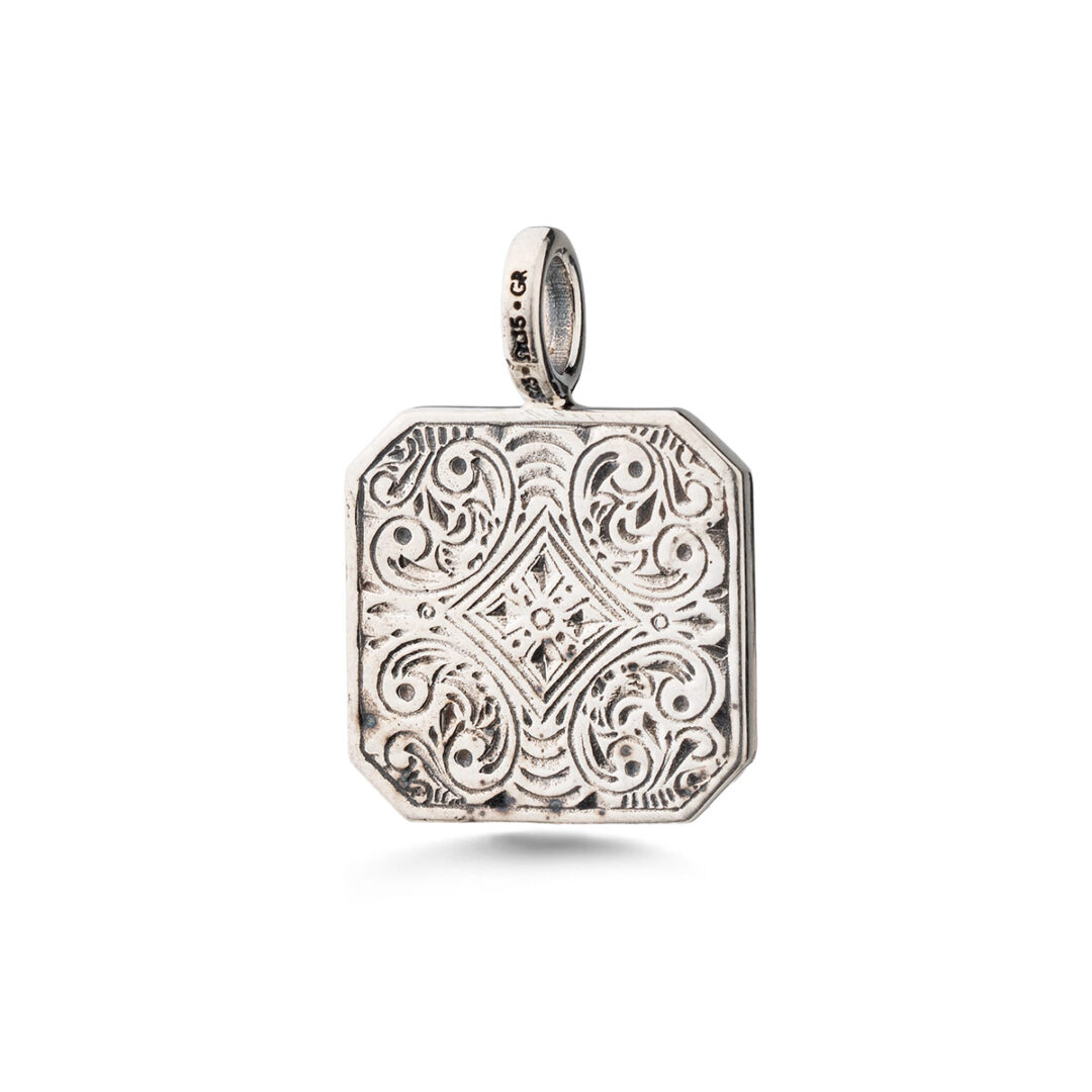 Gerochristo - Phoenix Talisman Pendant in Sterling Silver