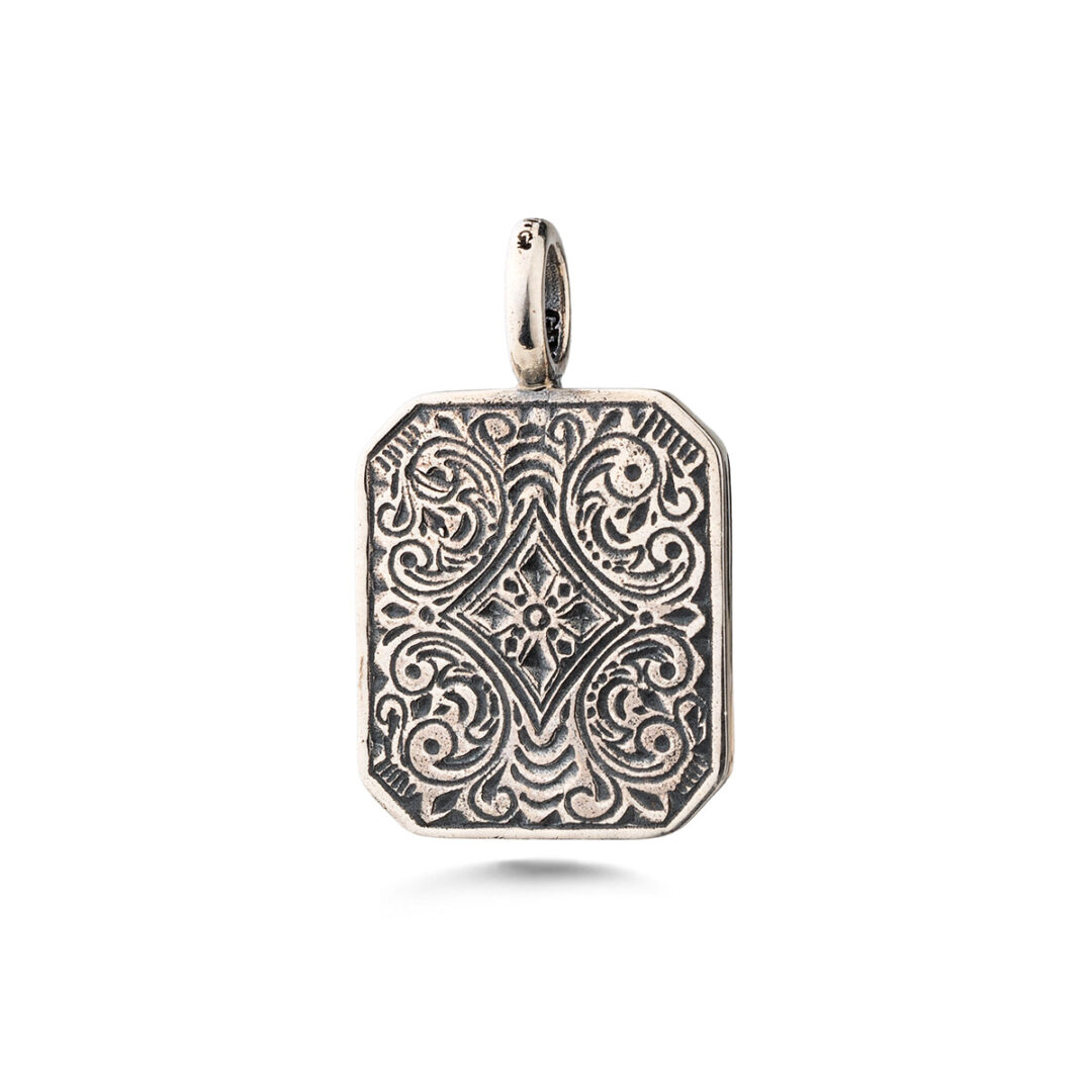 Gerochristo - Poseidon’s Trident Talisman Pendant in Sterling Silver