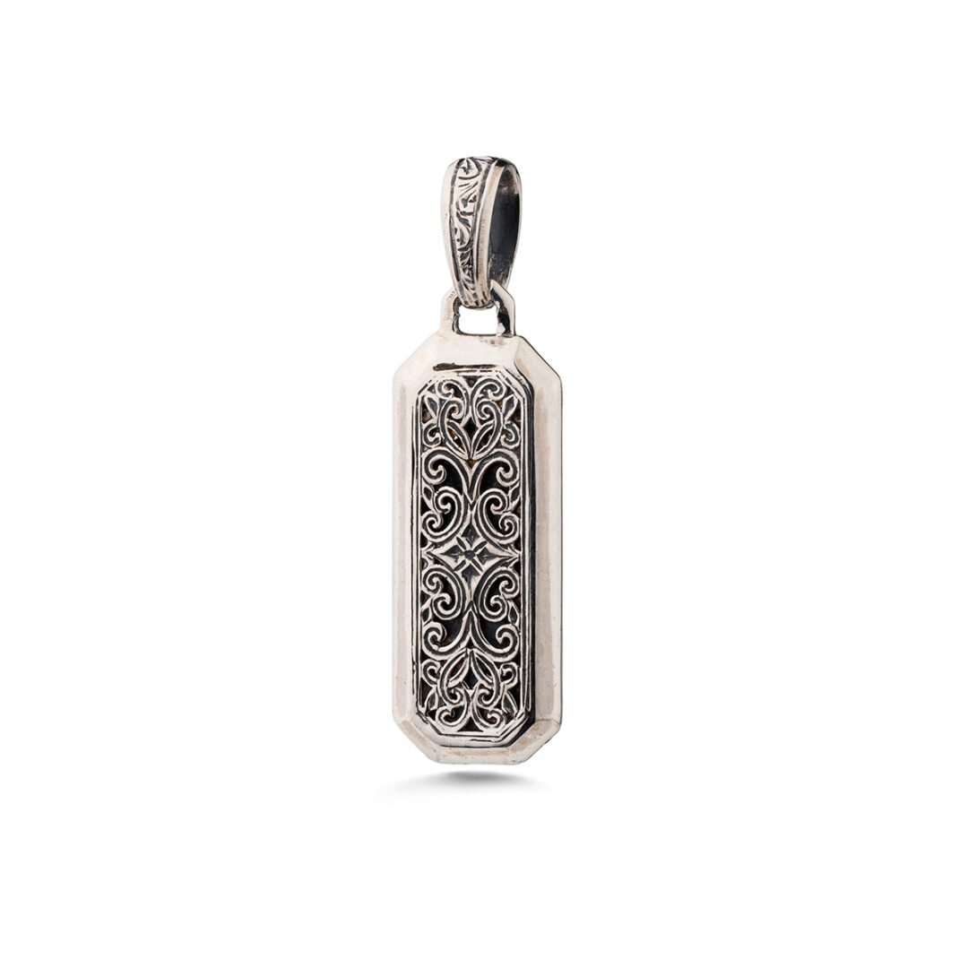 Gerochristo – Simplicity Pendant Mediterranean pattern in Sterling Silver