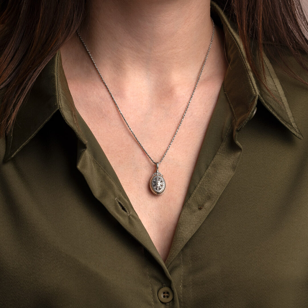 Gerochristo - Roxana Pendant in Sterling Silver