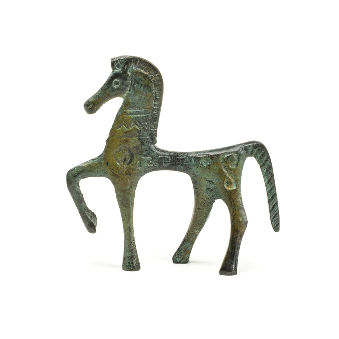 Ancient Greek Horse Geometric Era - Bronze Sculpture