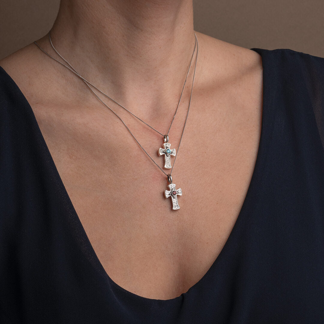 Gerochristo – Cross with Zircon 925 Sterling Silver
