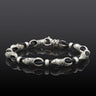 Meander Cord Bracelet – 925 Sterling Silver — Black