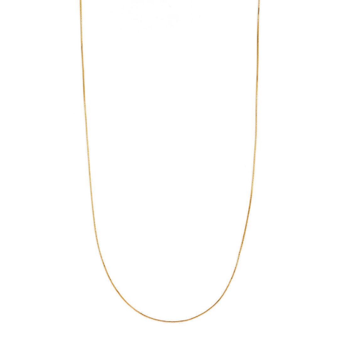 Αλυσίδα Box 40cm – 14K Χρυσό