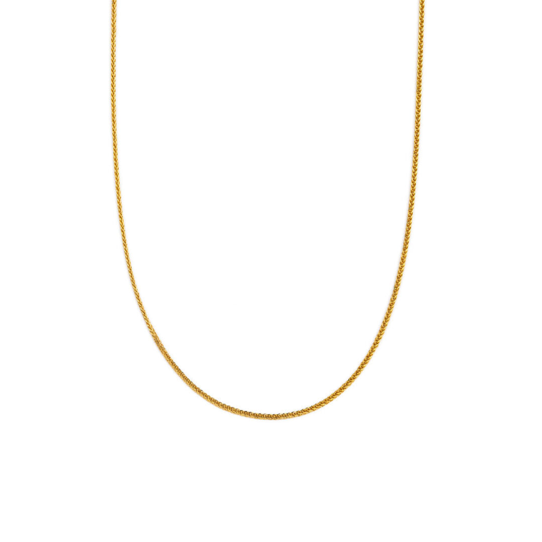 Ασήμι 925 Επιχρυσωμένη Αλυσίδα 58 cm