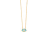 Evil Eye Necklace - 14K Gold with Turquoise Enamel — Turquoise