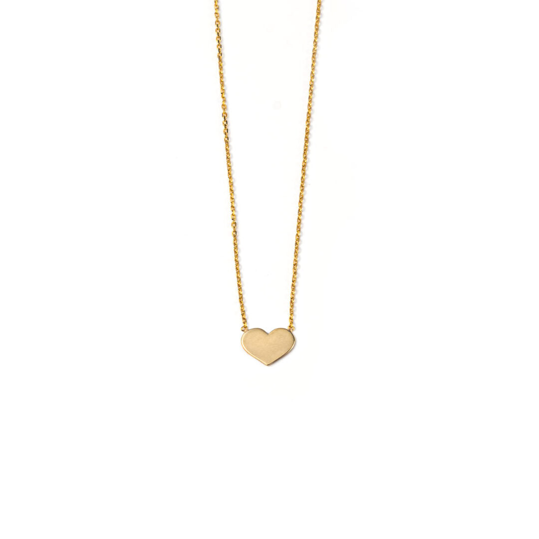 Heart Necklace - 14K Yellow Gold