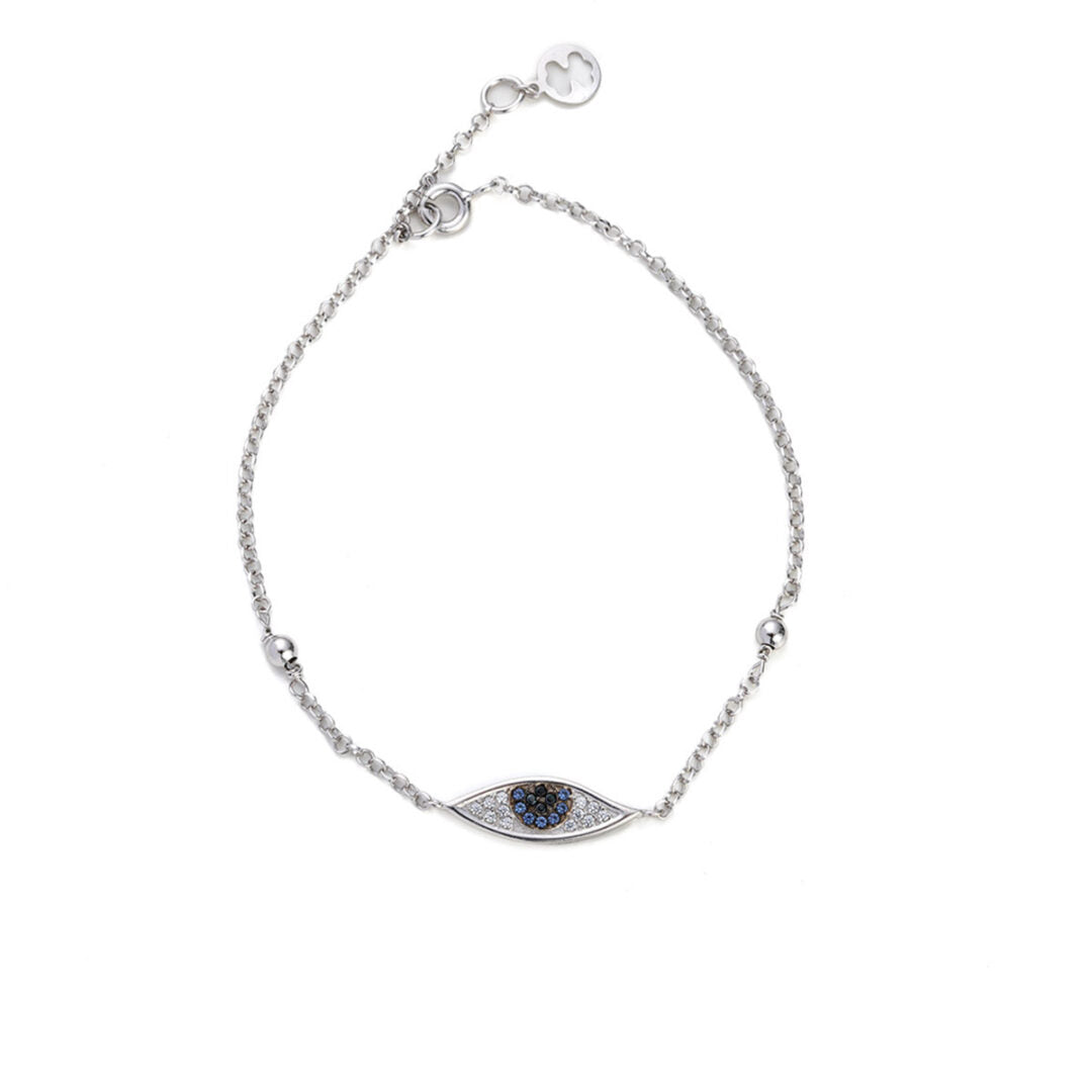 Sterling Silver Chain Bracelet with Eye