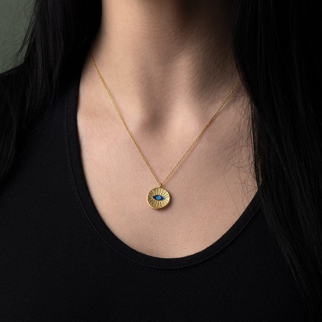 Sterling silver Eye Necklace