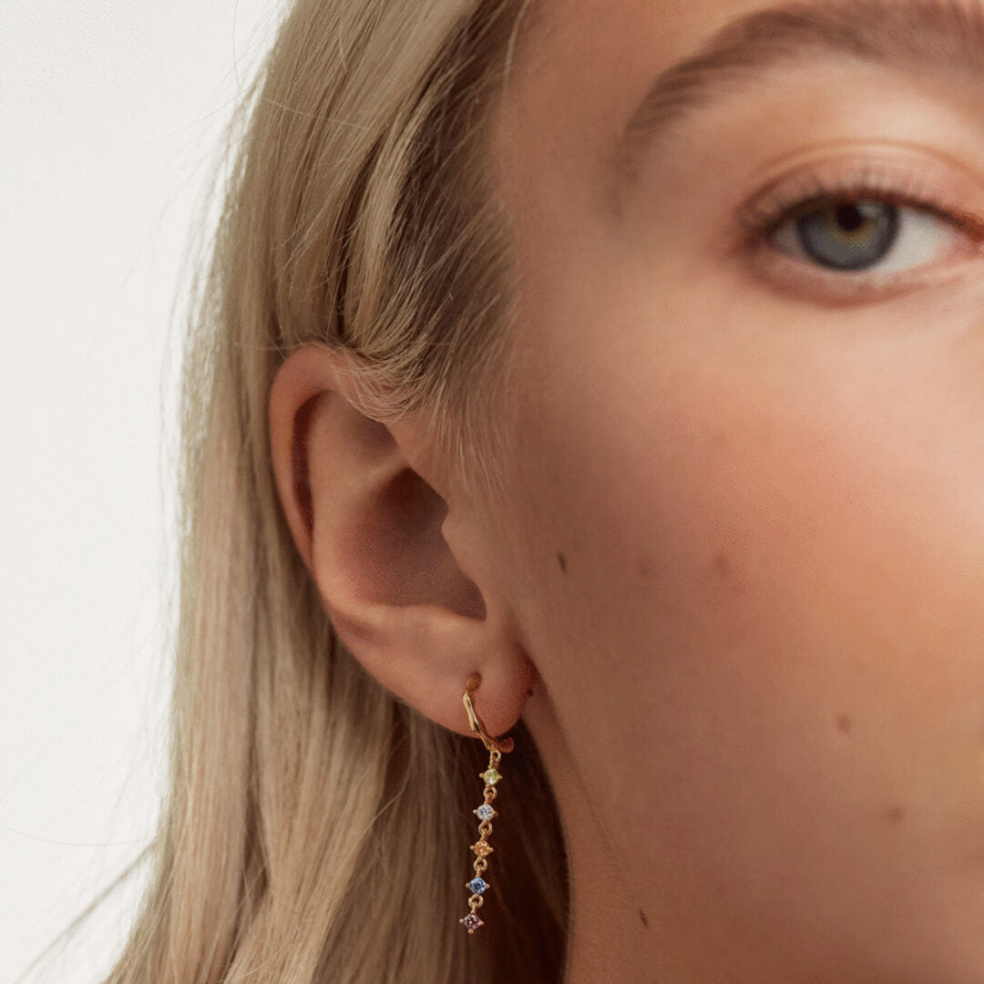PD Paola Sage Gold Earrings