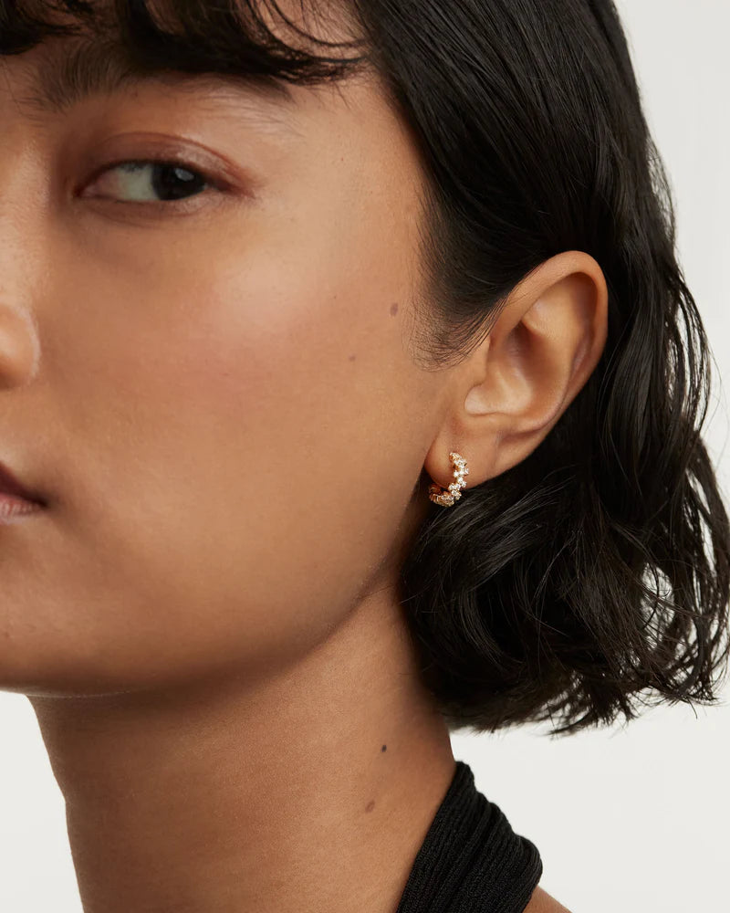 PDPAOLA Little Crown Earrings