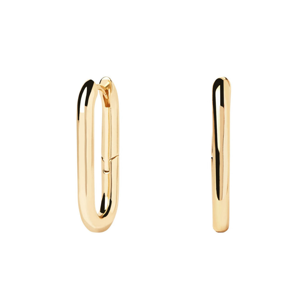 PD Paola Βeat Hoop Earrings