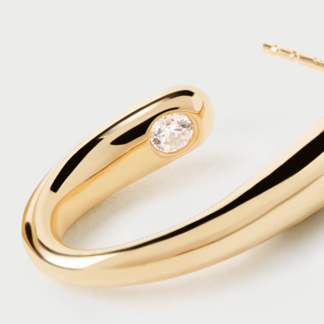 PDPAOLA Volta hoops earrings