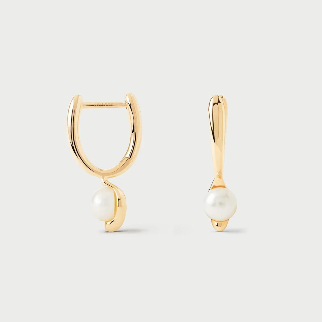 PDPAOLA La Perla Mini hoops earrings