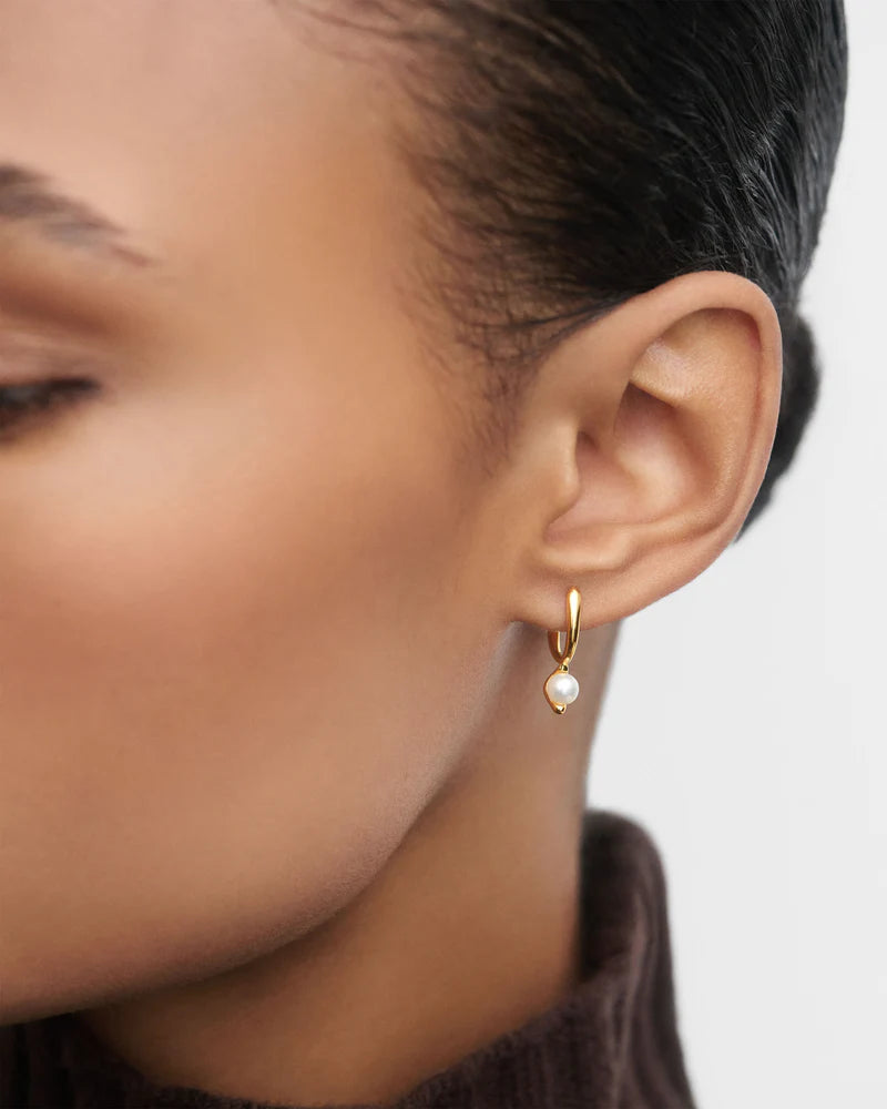 PDPAOLA La Perla Mini hoops earrings