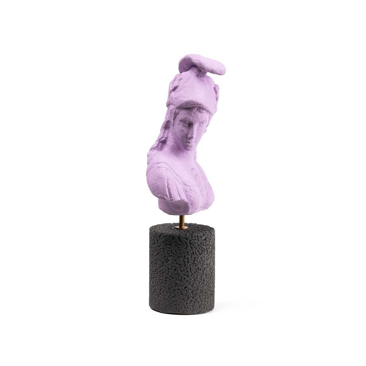 Athena Bust Sculpture – Mythology Inspired Home Decor — Grey