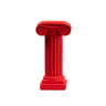 Ancient Greek Ionic Column Sculpture — Red