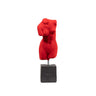 Female Body Statue – Classical Sculpture — Red