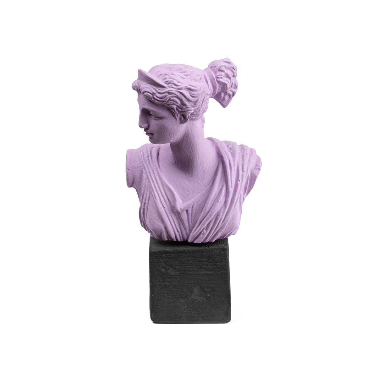 Greek Goddess Artemis Bust Statue – Ancient Sculpture Home Decoration — Lilac