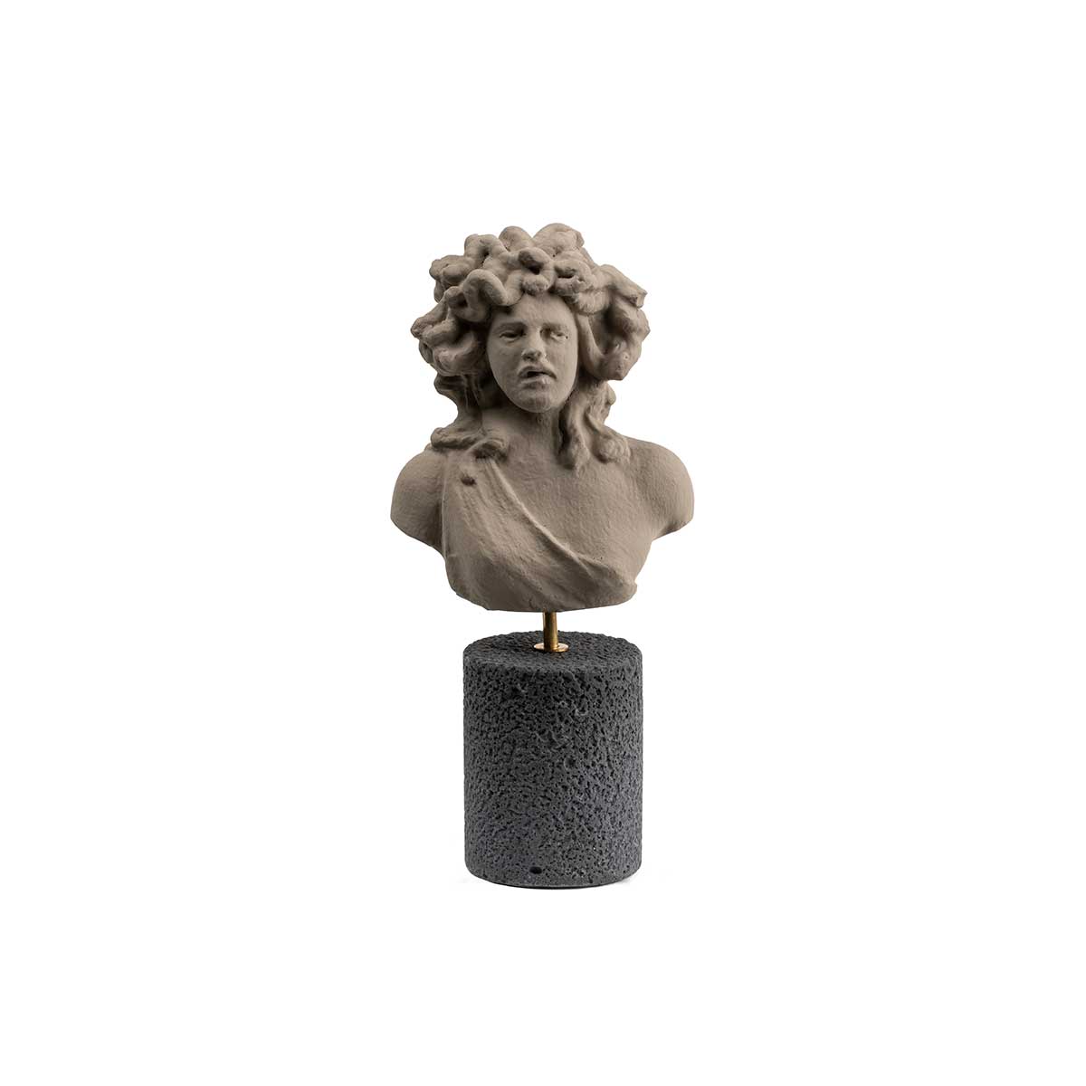 Medusa Statue – Greek Mythology Decorative Sculpture — Grey