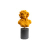 Medusa Statue – Greek Mythology Decorative Sculpture — Yellow