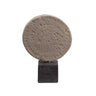 Phaistos Disc Sculpture Inspired by Minoan Civilization — Grey