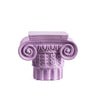 Ancient Greek Ionic Column Sculpture — Lilac
