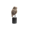 Wisdom Owl Sculpture — Grey