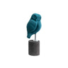 Wisdom Owl Sculpture — Petrol