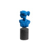 Artemis Greek Goddess Bust Statue – Classical Mythology Sculpture Décor — Blue