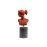 Artemis Greek Goddess Bust Statue – Classical Mythology Sculpture Décor — Brown