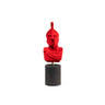 Leonidas Bust Statue – Legendary Spartan Warrior Sculpture — Red