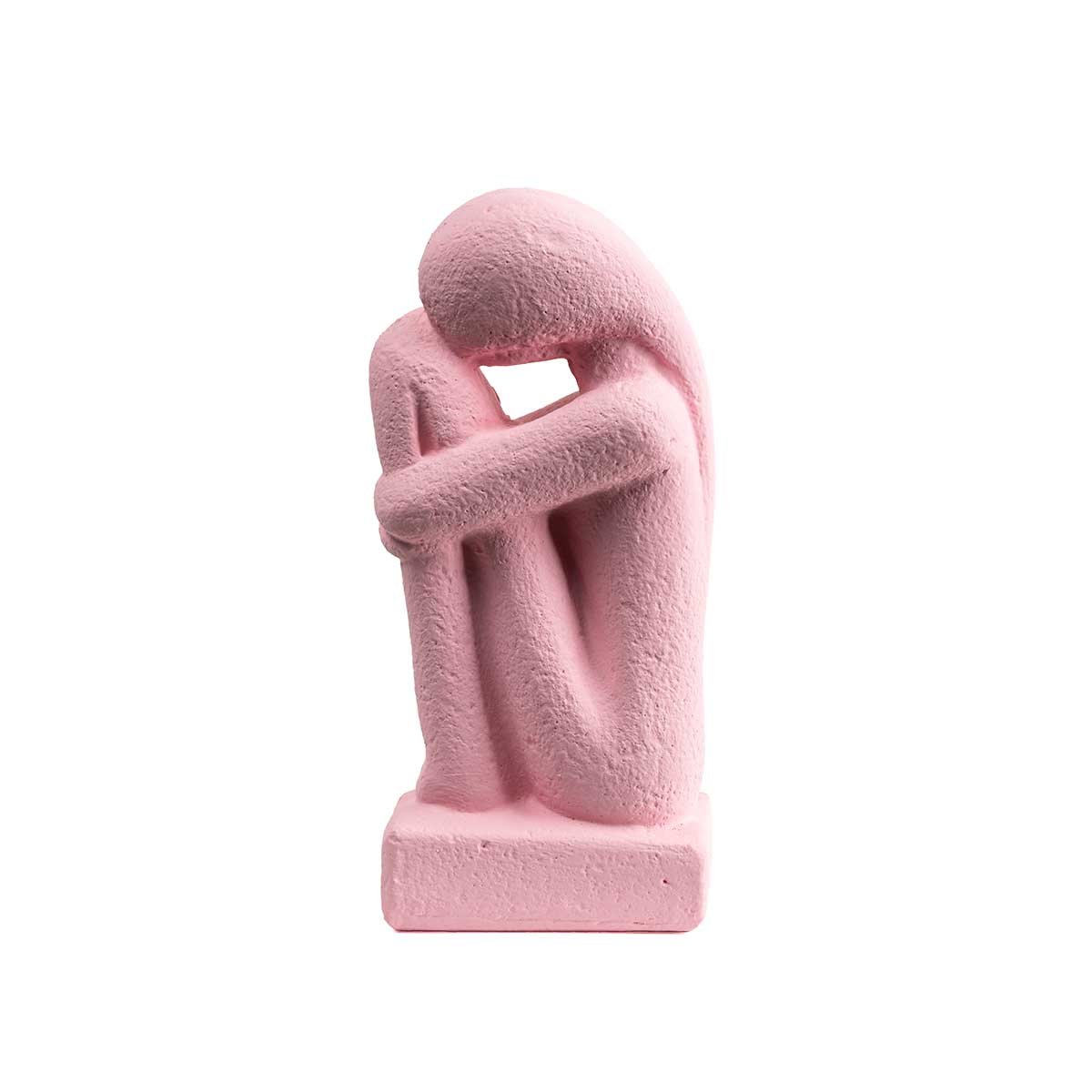 Woman in Contemplation Sculpture — Pink