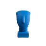 Cycladic Head Figurine – Ancient Aegean Inspired Sculpture — Blue