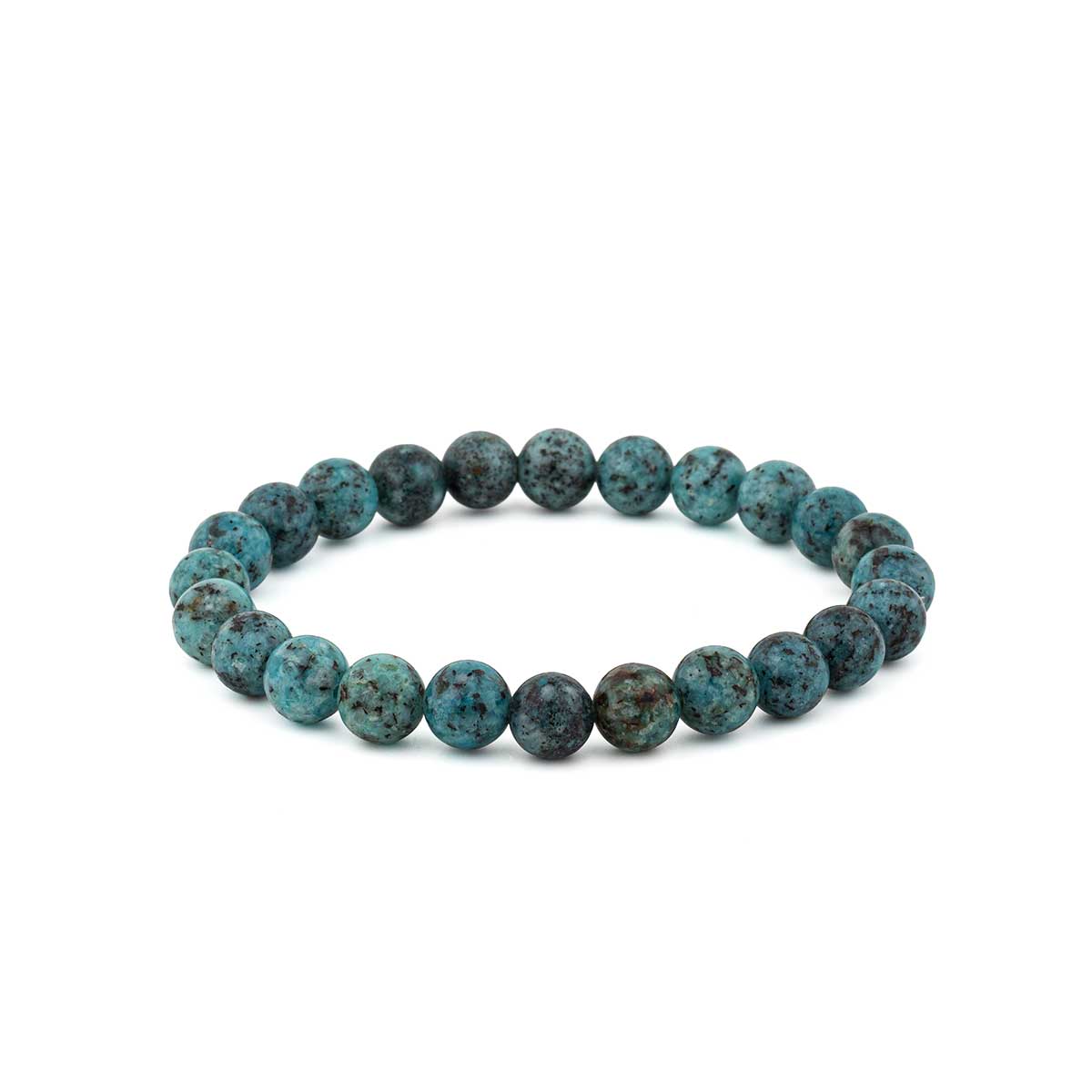 Natural Gemstone Beaded Bracelet – Elastic & Unisex