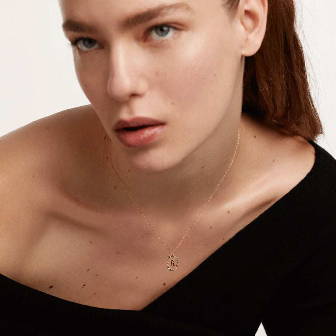 PD Paola Letter G Necklace - 18k Gold plating
