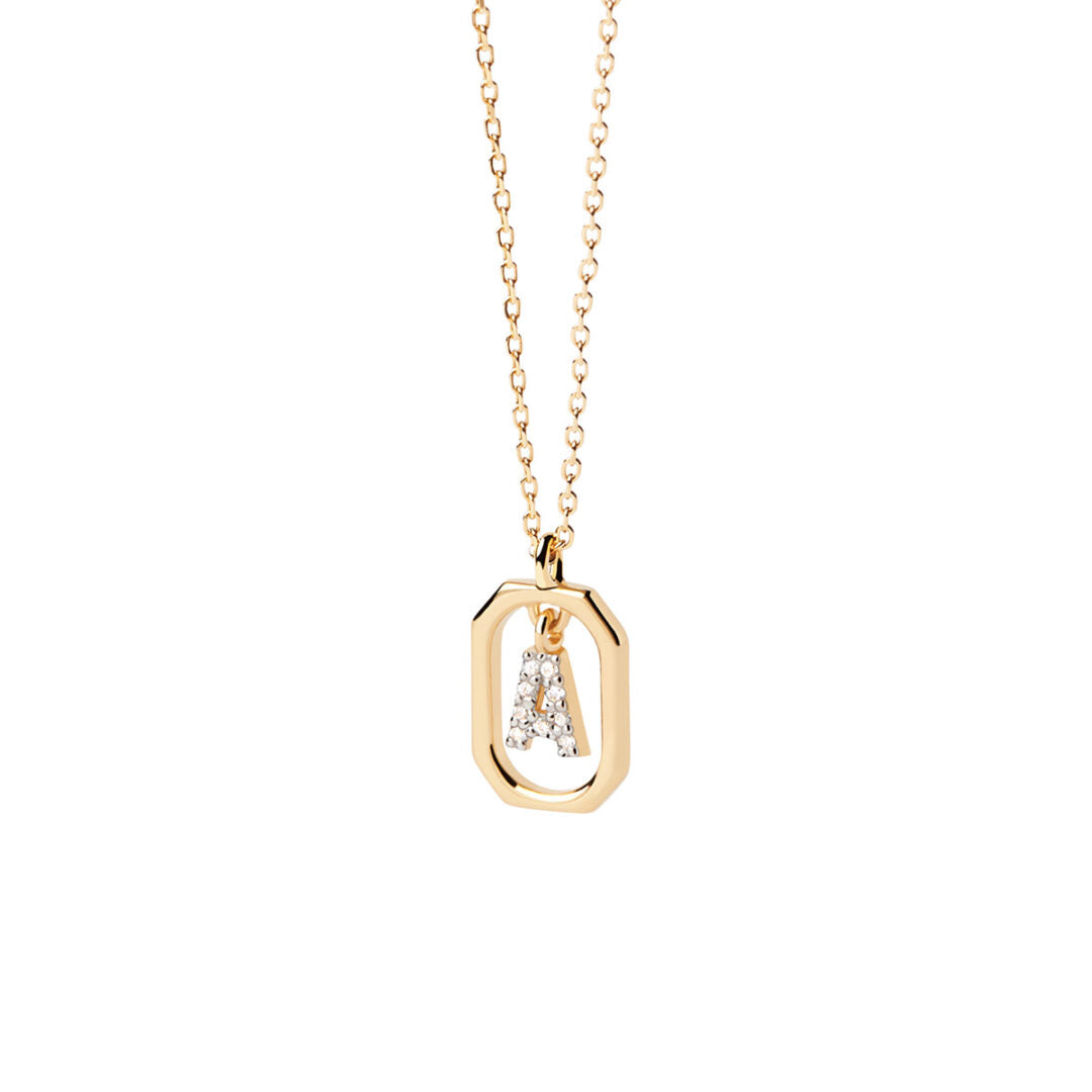 PD Paola Mini Letter A Necklace